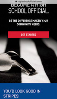 Become an Official-You'd look good in stripes!